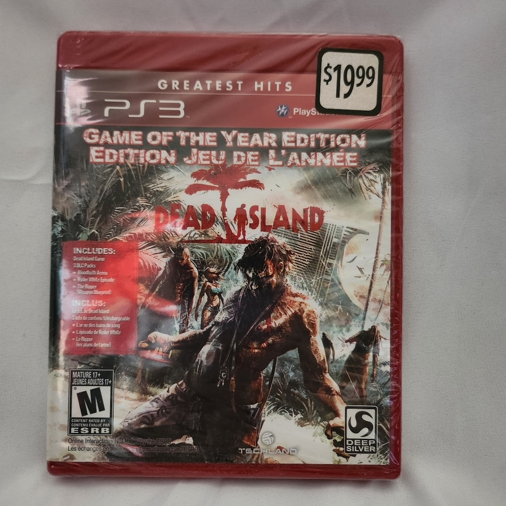 Playstation 3 Video Game: Dead island. Never opened!